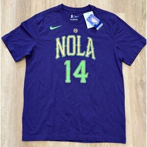 NWT Men's Nike New Orleans Pelicans Brandon Ingram City Edition Tee-Large-Purple